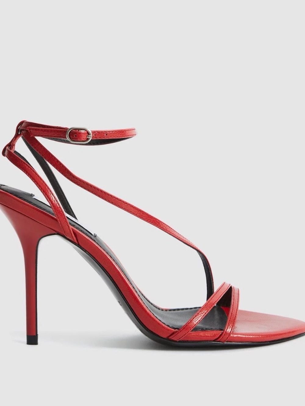 Reiss Adela Red Strappy Sandals